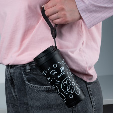 Термокружка 550 мл, черная