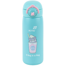 Термос с кнопкой, 430 мл, Hug in mug