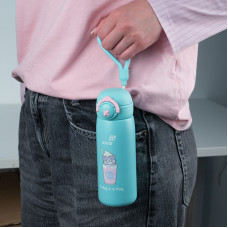 Термос с кнопкой, 430 мл, Hug in mug