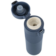 Термос с термодатчиком 450 мл, синий