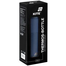 Термос с термодатчиком 450 мл, синий