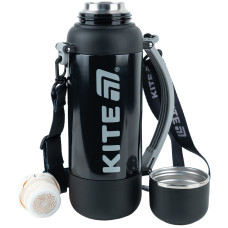 Термос 1200 мл, черный