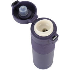 Термос с термодатчиком 450 мл, фиолетовый