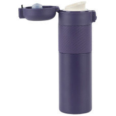 Термос с термодатчиком 450 мл, фиолетовый