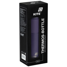 Термос с термодатчиком 450 мл, фиолетовый