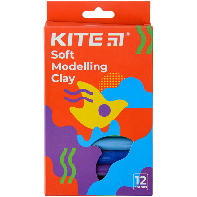 Пластилін восковий, 12 кольорів, 200 г. Kite Fantasy - K22-086-2 Kite