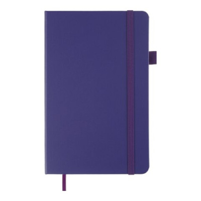 Книга записна ETALON 125*195, 96 арк., клітинка, обкл. штучна шкіра, фіолетовий BM.291160-07