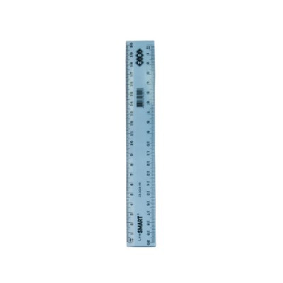 Лінійка пластикова 20см., тонована, асорті - ZB.5608-99 ZiBi
