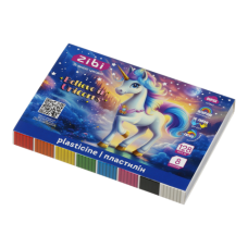 Пластилін UNICORN 8 кольорів, 128г, KIDS Line