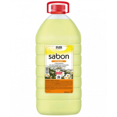 Мило рідке 5л Sabon крем Ромашка 4шт/уп - 20506 PRO