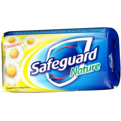 Мыло туалетное SAFEGUARD, 90г, Ромашка