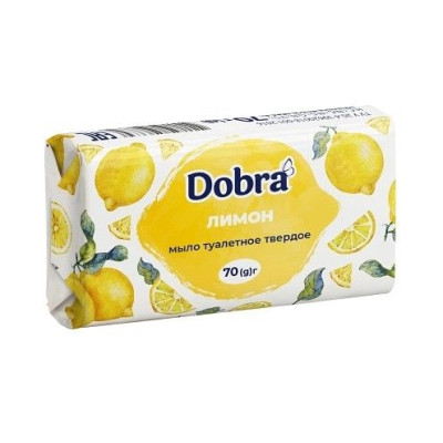 Мило 70г Dobra Лимон 72шт/уп - 26540