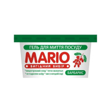 Средство для мытья посуды гель Mario 240гр 36шт/уп