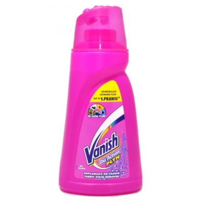 Пятновыводитель Ваниш Pink Oxi Action цветной 1л - 09260 Vanish