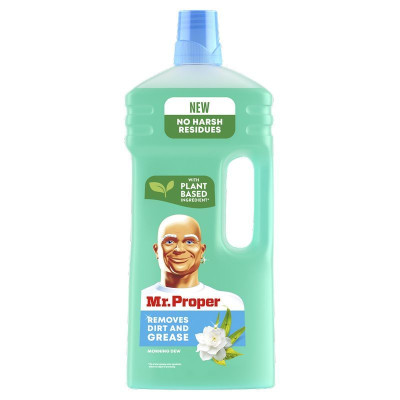 Моющее средство для уборки Мистер Пропер Утренняя роса 1,5л жидкий 9шт/уп - 25236 PRO