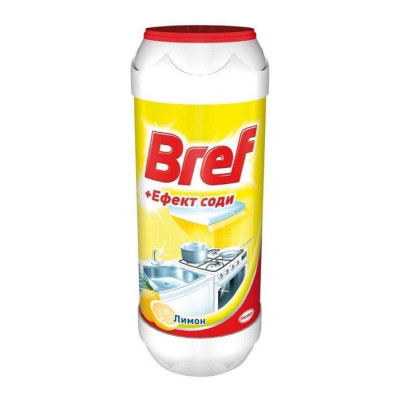 Чистячий засіб Bref ефект соди лимон 500г 20шт/уп - 05509 Bref