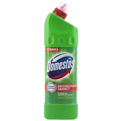 Чистящее средство для мытья и дезинфекции Доместос 1л Сосновый 12шт/уп 22899