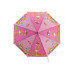 Зонт-трость детский трость полуавтомат Economix JOLLY ZOO, розовый