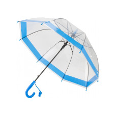 Зонт-трость детский трость полуавтомат Economix LITTLE BOY, прозрачный голубой
