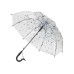 Зонт-трость детский трость полуавтомат Economix DOTTY, прозрачный - E98429 Economix