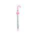 Парасоля дитяча тростина автомат Economix LITTLE GIRL, прозорий/рожевий - E98430 Economix