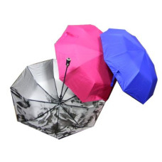 Зонт женский полуавтомат 6177 серебро 