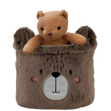 Кошик для зберігання 3100 Sweet Bear 20х16 см, плюшевий