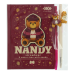Набір 2 - BEAR TOY блокнот А6, 64 л., клітинка + 2 кулькові ручки автоматичні, KIDS Line