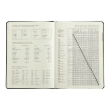 Щоденник датов. 2024 SALERNO, A4, червоний, штуч. шкіра