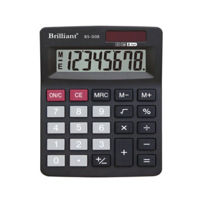 Калькулятор настольный Brilliant BS-008, 8 р BS-008