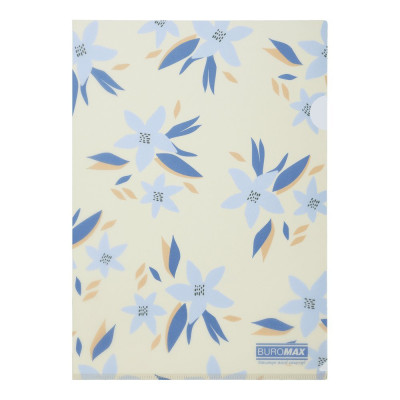 Папка-кутик А4, MYOSOTIS ARABESKI, напівпрозора, маренго