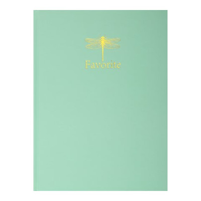 Книга канцелярська FAVOURITE, PASTEL, А4, 96 арк., клітинка, офсет, тверда ламінована обкладинка, м'ятна - BM.2400-438 Buromax
