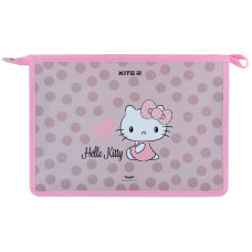 Папка на молнии A4+,  Hello Kitty