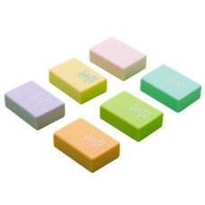 Ластик 1128 прямоугольный PASTEL, 29х19,6х10 мм