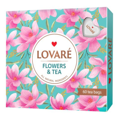 Чай ассорти «Портфельчик» 12 видов пакетиков по 5 шт, LOVARE lv.16171