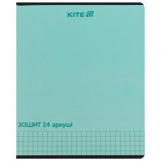 Тетрадь 24 л., кл., софт тач + УФ лак, Kite One color