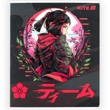 Тетрадь 48 л., кл., софт тач + УФ лак, Kite Anime