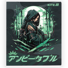 Тетрадь 48 л., кл., софт тач + УФ лак, Kite Anime