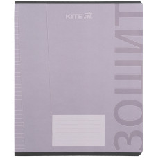 Тетрадь 18 л., кл., софт тач + УФ лак, Kite One color