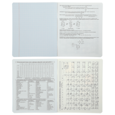 Зошит учнівський загальний GRADIENT, 48л., клітка, хімія, структ. лак+вибір. УФ лак, KIDS LINE