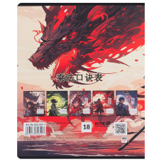 Тетрадь 18 л., лин., софт-тач + УФ лак, Kite Anime
