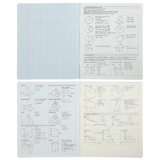 Зошит учнівський загальний GRADIENT, 48арк., клітка, геометрія, структ. лак + вибір. УФ лак, KIDS LINE