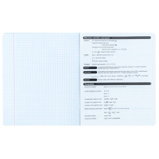 Предметний зошит 48 аркушів, клітинка, софт тач+УФ, Cyber, ал