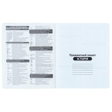 Предметний зошит 48 аркушів, клітинка, гібридний лак+УФ, Techno