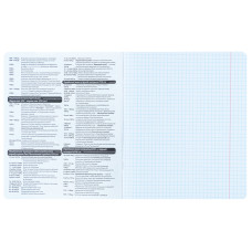 Предметний зошит 48 аркушів, клітинка, гібридний лак+УФ, Techno