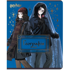 Предметний зошит 48 аркушів, клітинка, фольга+УФ, HP, географ