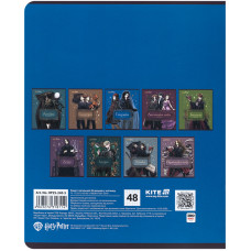 Предметний зошит 48 аркушів, клітинка, фольга+УФ, HP, географ