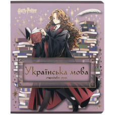 Предметная тетрадь 24 листа, линия, фольга+УФ, HP, украински