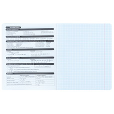 Тематичний зошит 48 аркушів, клітинка, гібридний лак+УФ, Techno