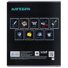 Тематичний зошит 48 аркушів, клітинка, гібридний лак+УФ, Techno